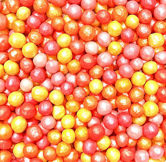 Sprinkle-It® 6mm Chocolate Crispy Pearls: Shimmer Warm Tone Mix | www.sprinklebeesweet.com