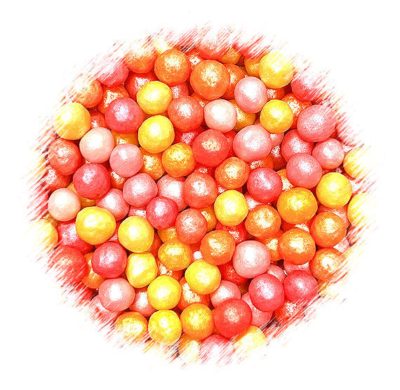 Sprinkle-It® 6mm Chocolate Crispy Pearls: Shimmer Warm Tone Mix | www.sprinklebeesweet.com