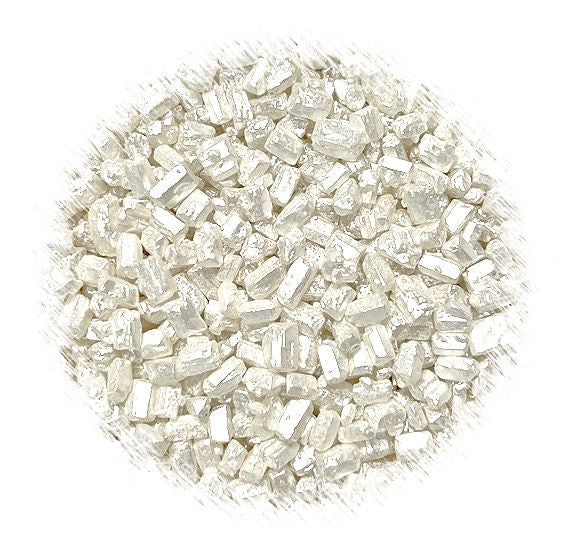 White Chunky Sugar Sprinkles - LAST CALL - SAVE MORE ON BULK BAGS | www.sprinklebeesweet.com