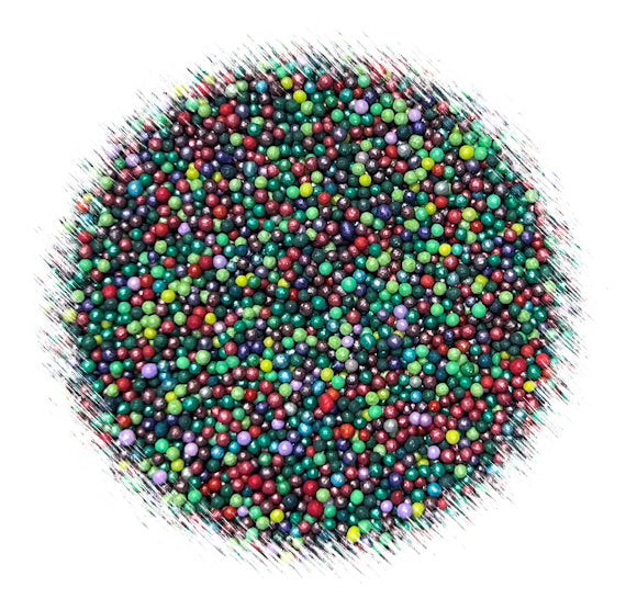 Christmas Baubles Nonpareils Mix | www.sprinklebeesweet.com