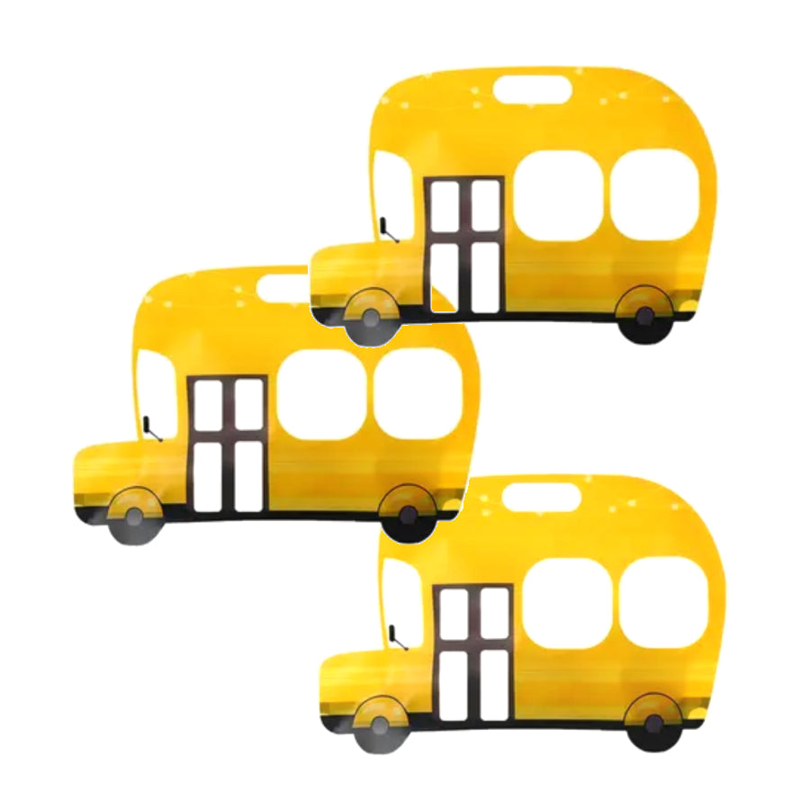 School Bus Shaped Cookie Bags | www.sprinklebeesweet.com