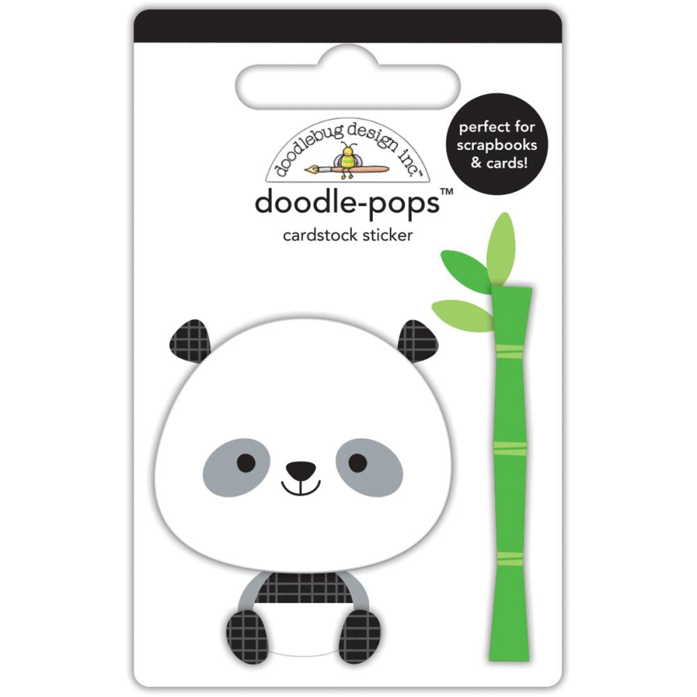 Doodle-Pops Panda Bear Sticker | www.sprinklebeesweet.com