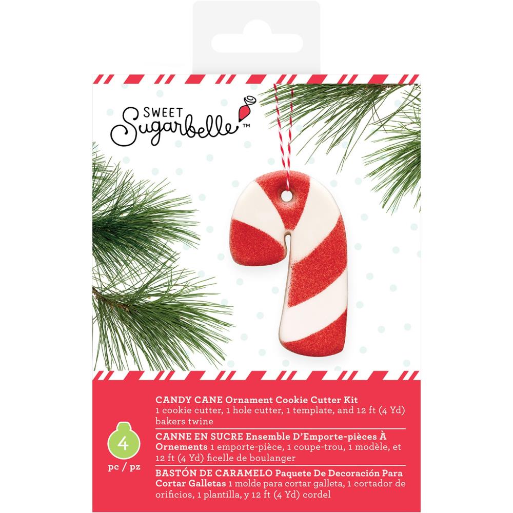 Sweet Sugarbelle Ornament Cookie Cutter Kit: Candy Cane | www.sprinklebeesweet.com