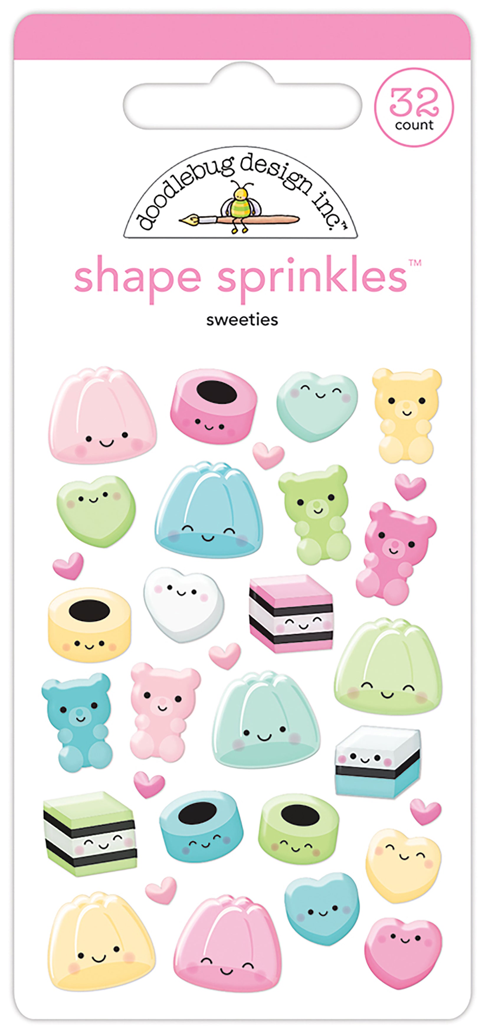 Glossy Sweet Candy Stickers | www.sprinklebeesweet.com