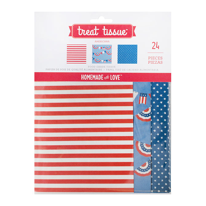 Patriotic Treat Tissue Paper | www.sprinklebeesweet.com
