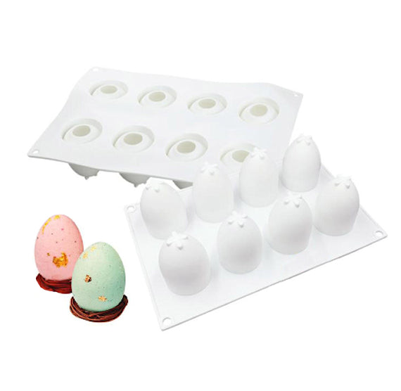 Easter Egg Silicone Bunny Silicon Molds for Chocolate 4 Packs Egg Shaped  Mold Baking Pan Resin Cake Chocolate Mold Silicone Candy Pan for Easter  Party
