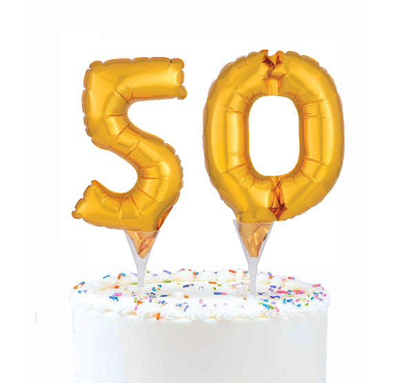 Inflatable Balloon Cake Topper: Number 5 | www.sprinklebeesweet.com