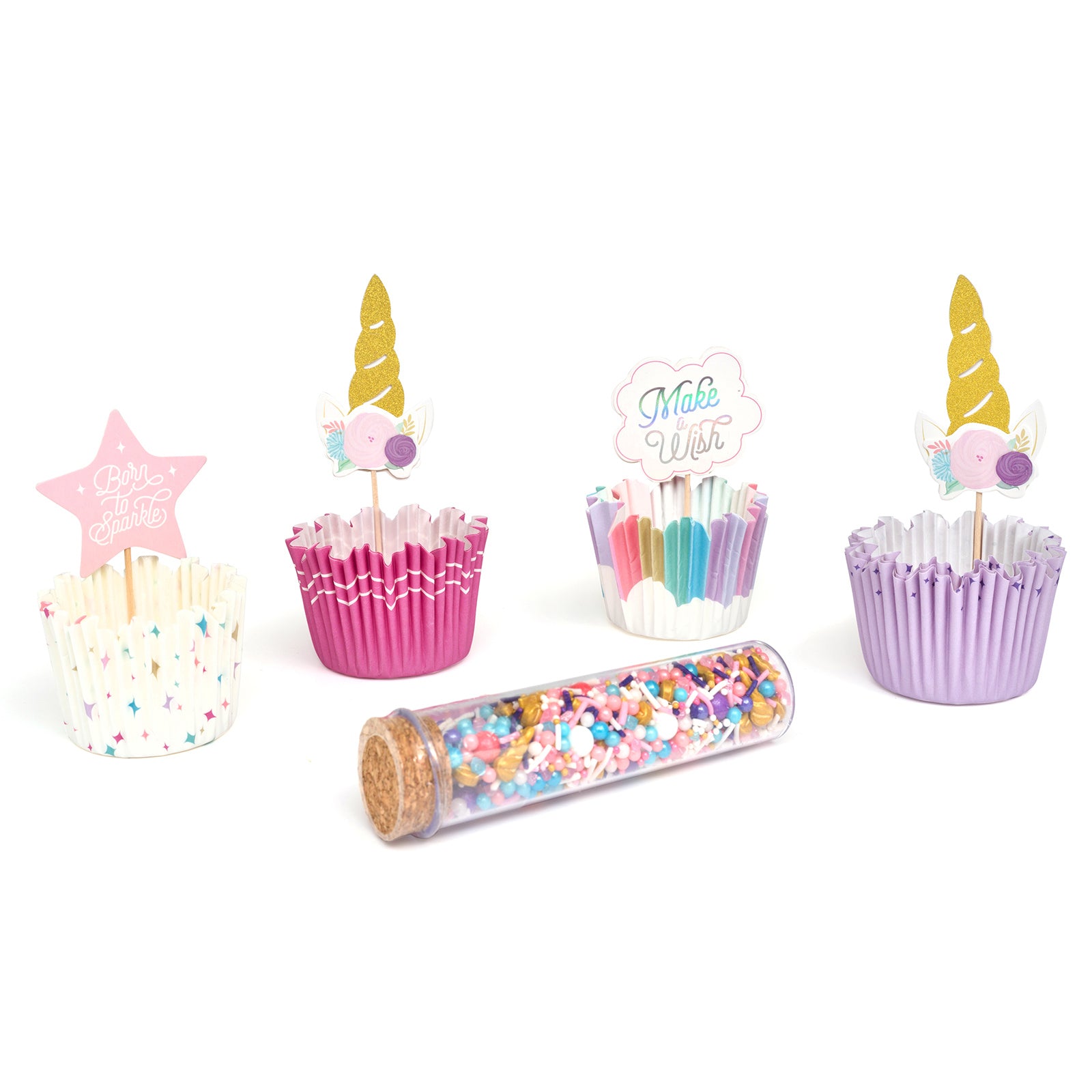 Unicorn Cupcake Kit | www.sprinklebeesweet.com