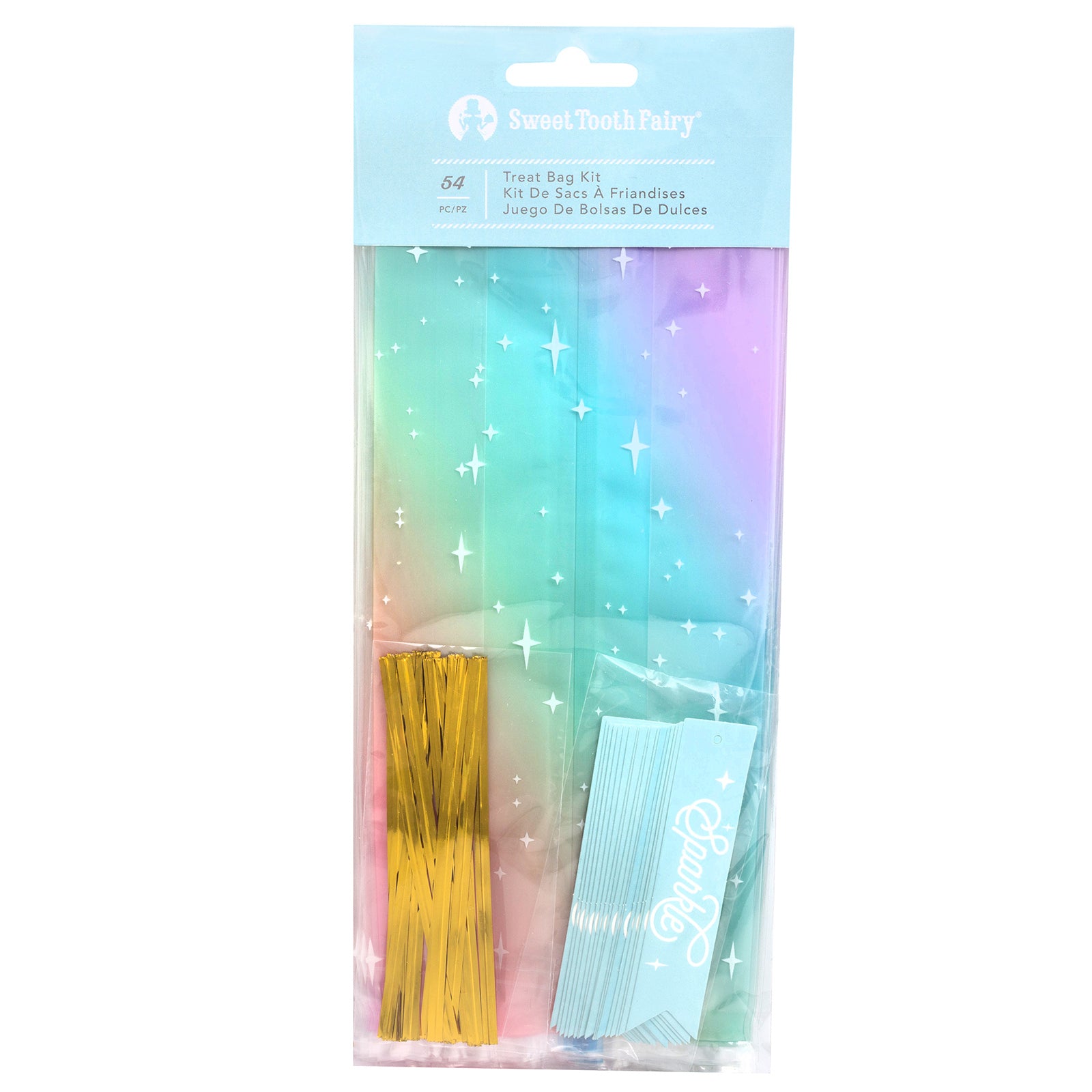 Pastel Rainbow Treat Bag Kit | www.sprinklebeesweet.com