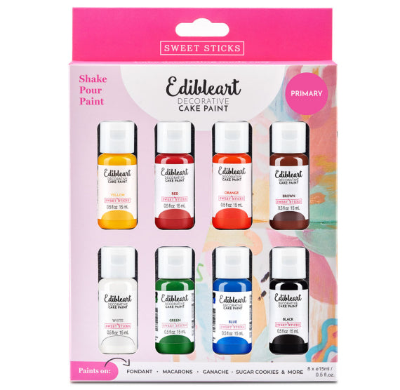 SHOP Sweet Sticks Edible Art Paint for Cookie + Cake Decorating at BPS –  Sprinkle Bee Sweet