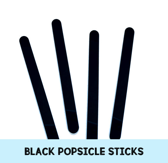 Black Popsicle Sticks: Acrylic Cakesicle Sticks | www.sprinklebeesweet.com