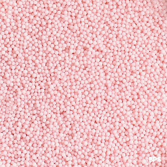 Blush Pink Nonpareils | www.sprinklebeesweet.com
