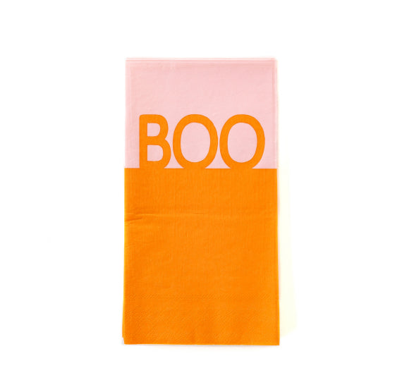Halloween Napkins: Happy Haunting BOO | www.sprinklebeesweet.com