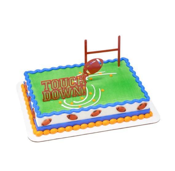 Football Cake Topper Kit | www.sprinklebeesweet.com