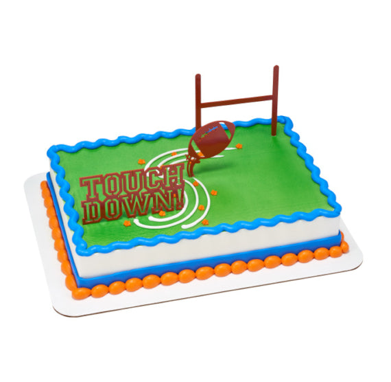 Football Cake Topper Kit | www.sprinklebeesweet.com
