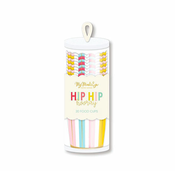 Birthday Baking Cups: Hip Hip Hooray | www.sprinklebeesweet.com