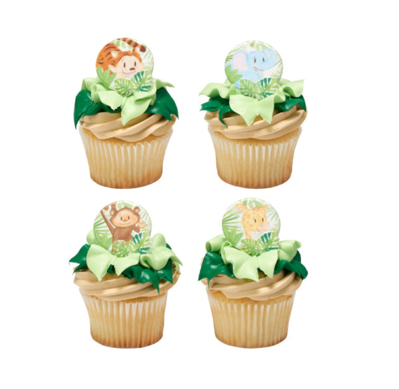 Baby Animals Cupcake Topper Rings | www.sprinklebeesweet.com