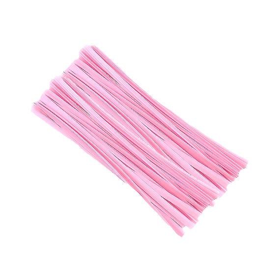 Light Pink Twist Ties: Plastic | www.sprinklebeesweet.com