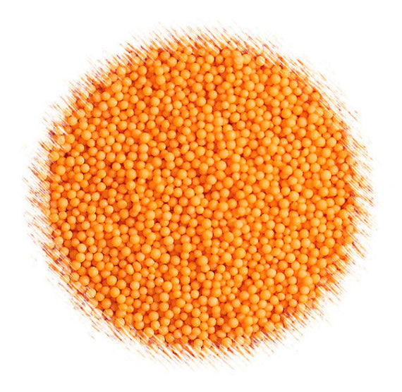 Bulk Nonpareils: Light Pumpkin Orange | www.sprinklebeesweet.com
