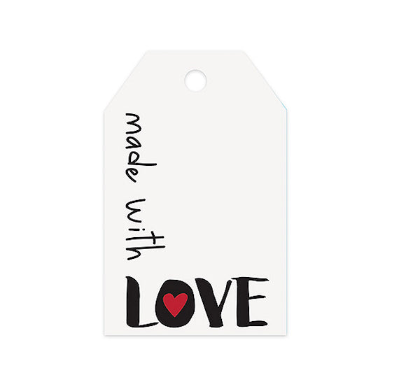Made with Love Gift Tags | www.sprinklebeesweet.com