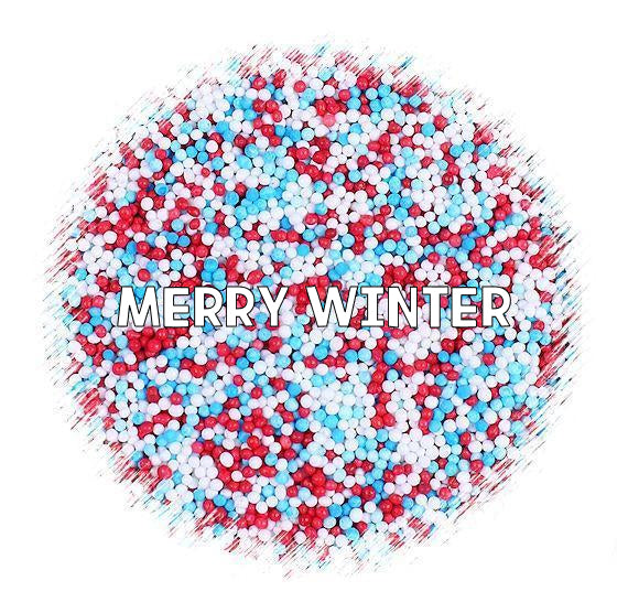 Merry Winter Nonpareils Mix | www.sprinklebeesweet.com