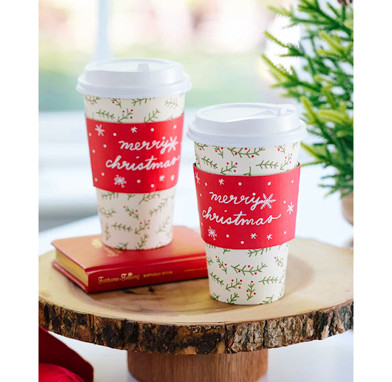 Holiday Coffee Cups: Merry Christmas | www.sprinklebeesweet.com
