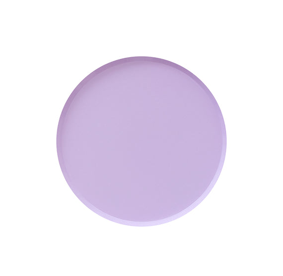 Oh Happy Day Small Plates: 7" Light Purple | www.sprinklebeesweet.com