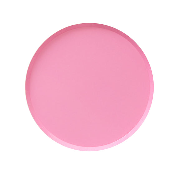 Oh Happy Day Large Plates: 9" Rose Pink | www.sprinklebeesweet.com