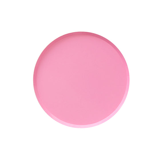 Oh Happy Day Small Plates: 7" Rose Pink | www.sprinklebeesweet.com