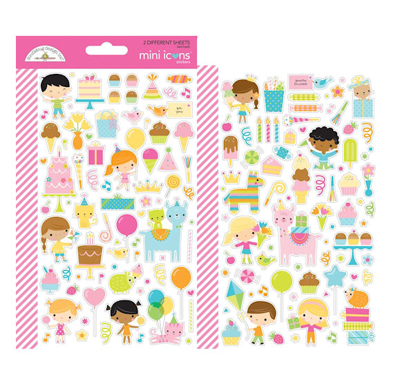 Mini Icons Sticker Sheets, 240-Count