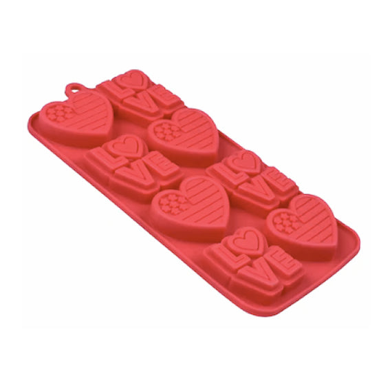 Patriotic Candy Mold: Love + Heart | www.sprinklebeesweet.com