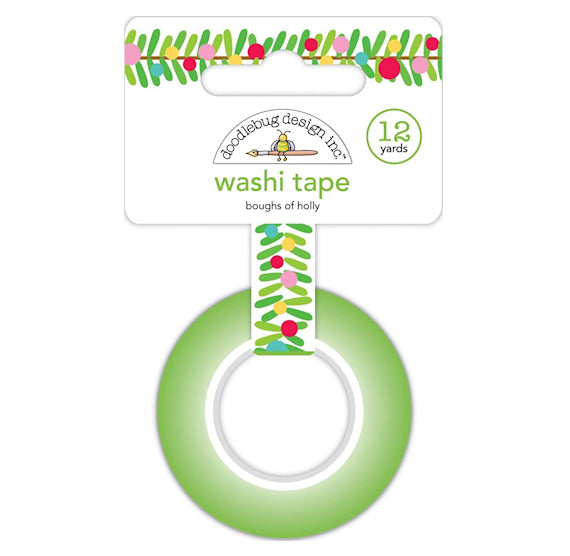 Christmas Washi Tape: Boughs of Holly | www.sprinklebeesweet.com