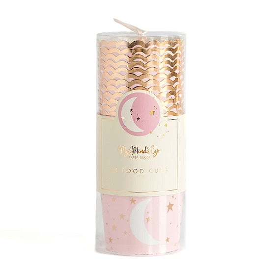 Light Pink Baby Shower Baking Cups | www.sprinklebeesweet.com