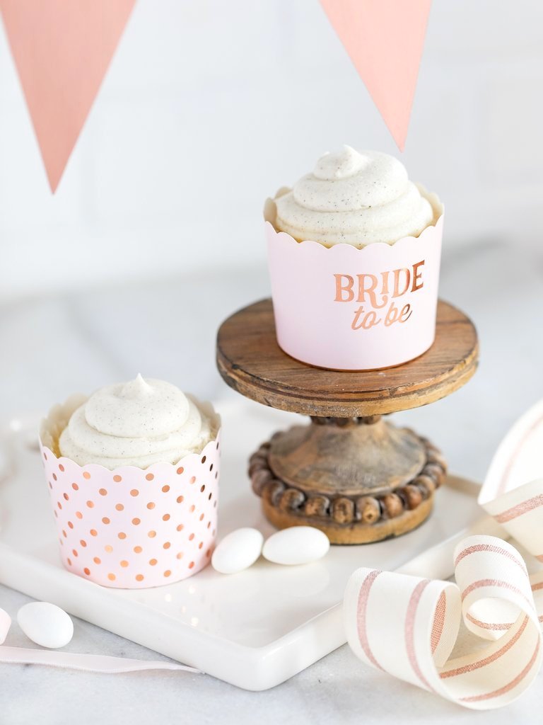 Bride to Be Baking Cups | www.sprinklebeesweet.com