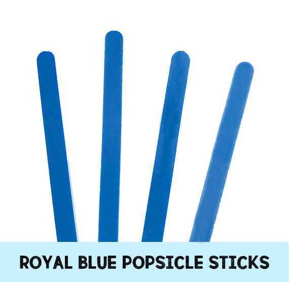 Royal Blue Popsicle Sticks:  Acrylic Cakesicle Sticks | www.sprinklebeesweet.com