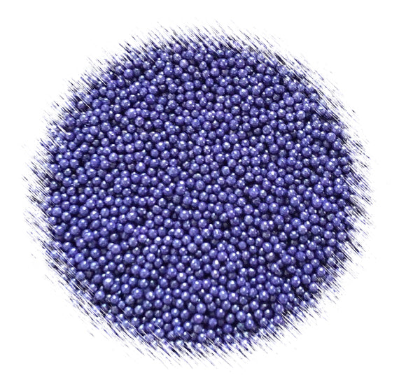 Shimmer Nonpareils: Dark Purple | www.sprinklebeesweet.com