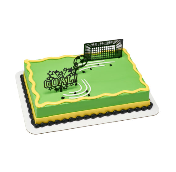 Soccer Cake Topper Kit | www.sprinklebeesweet.com