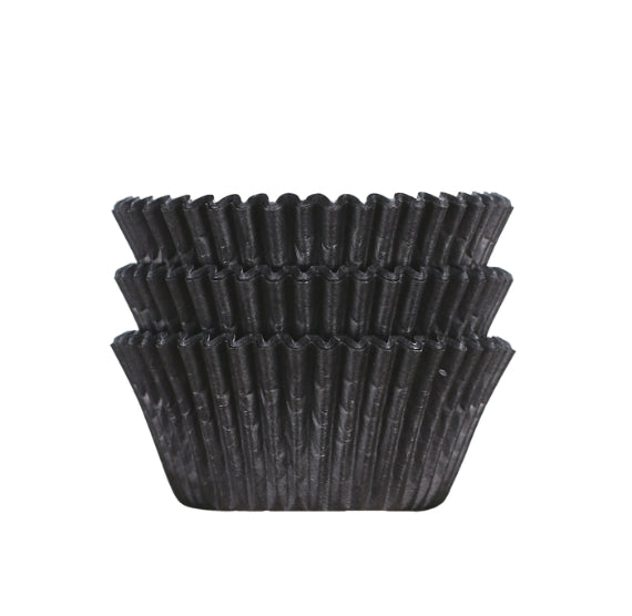 Bulk Black Cupcake Liners: Solid | www.sprinklebeesweet.com