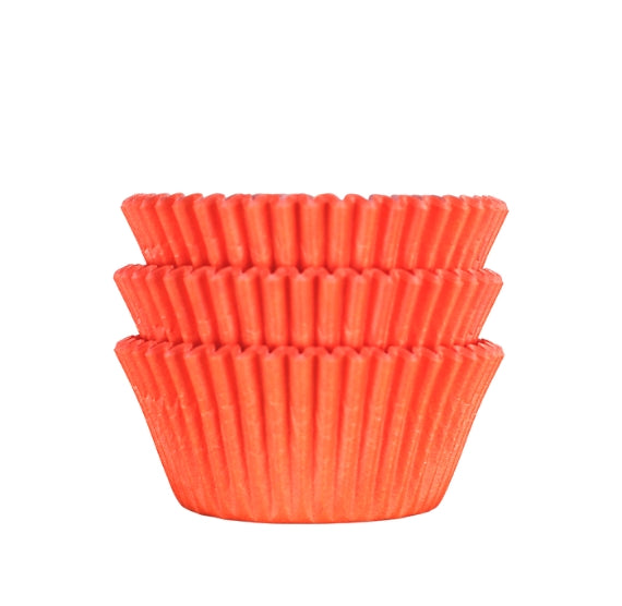 Bulk Orange Cupcake Liners: Solid | www.sprinklebeesweet.com