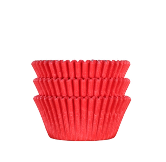 Bulk Red Cupcake Liners: Solid | www.sprinklebeesweet.com