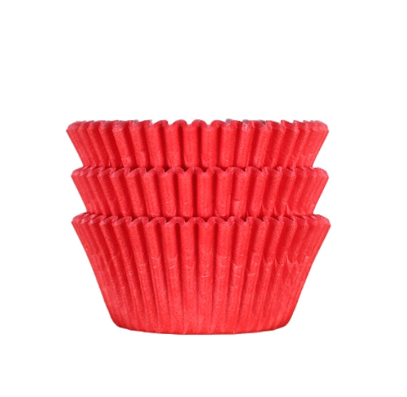 Bulk Red Cupcake Liners: Solid | www.sprinklebeesweet.com