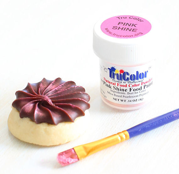 TruColor Pink Shine Food Paint Powder | www.sprinklebeesweet.com