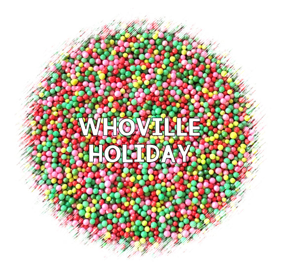 Christmas Nonpareils Mix: Whoville | www.sprinklebeesweet.com