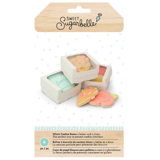 Sweet Sugarbelle Cookie Boxes: White | www.sprinklebeesweet.com