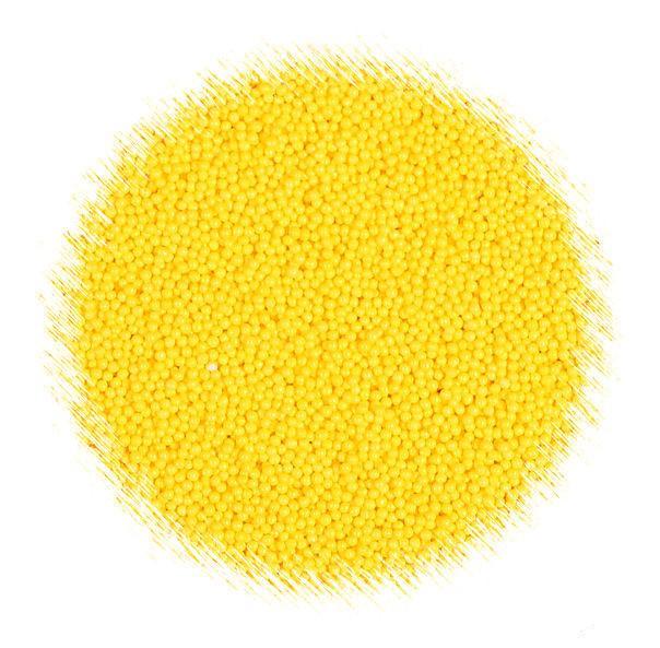 All Natural Sprinkles: Yellow Nonpariels | www.sprinklebeesweet.com