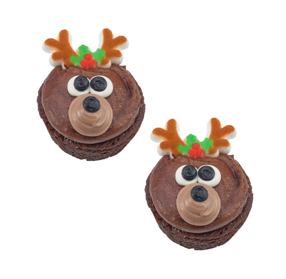 Reindeer Antlers Sugar Toppers | www.sprinklebeesweet.com