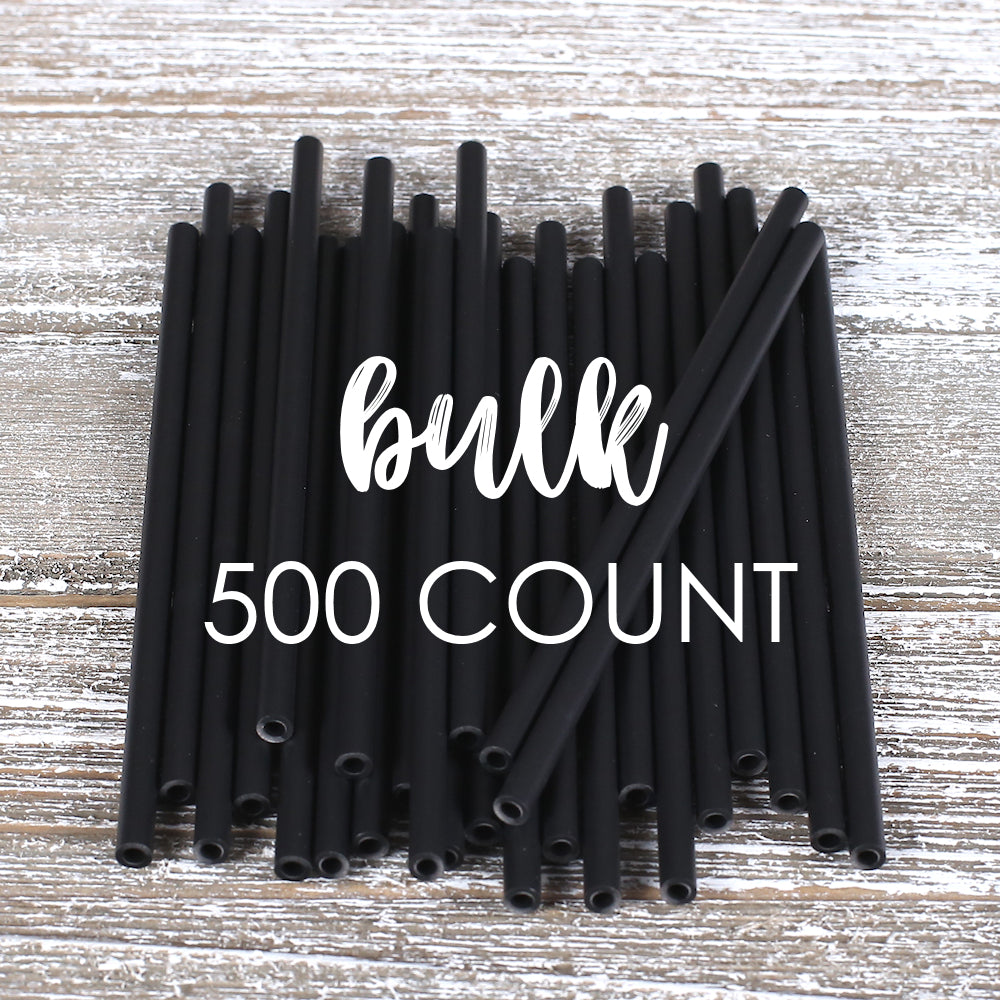 Bulk Black Lollipop Sticks: 4.5" | www.sprinklebeesweet.com
