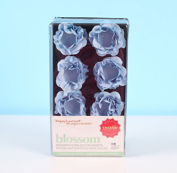 Blossom Flower Candy Cups: Baby Blue | www.sprinklebeesweet.com
