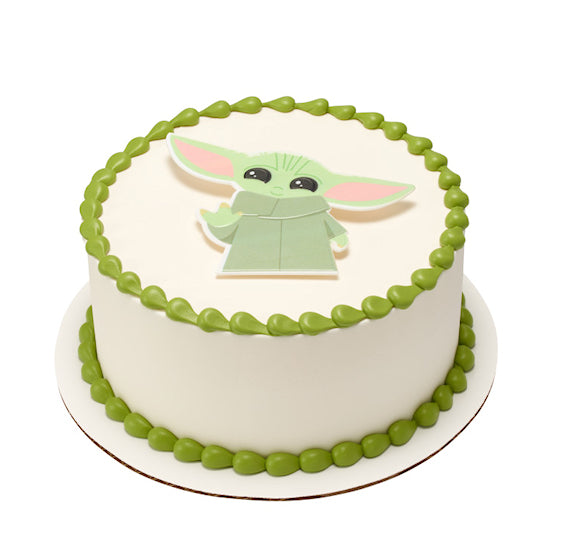 Baby Yoda Cake Topper | www.sprinklebeesweet.com