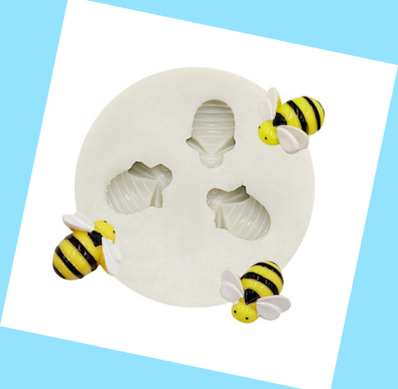 Bumble Bee Fondant Mold | www.sprinklebeesweet.com